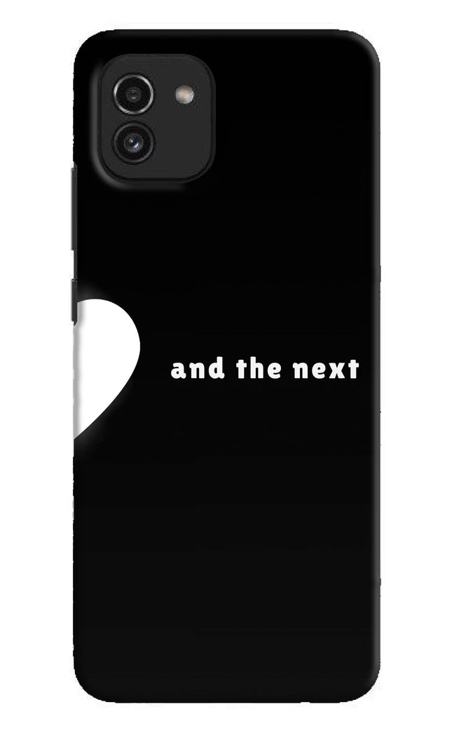 Next World Samsung A03 Hard Case Back Cover by Casekaro