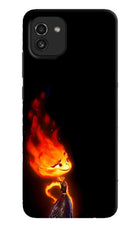 Ember Flame Samsung A03 Hard Case Back Cover by Casekaro