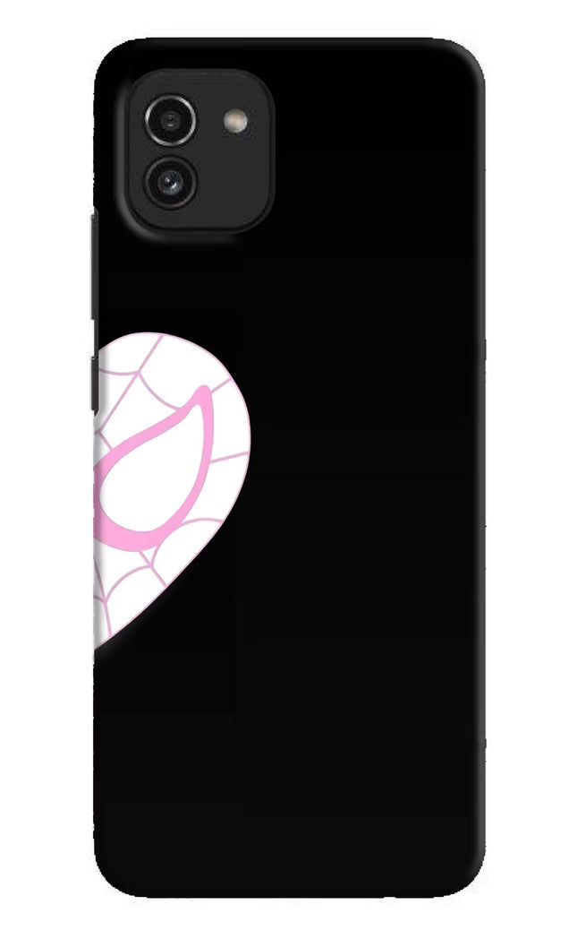 Gwen Mask Samsung A03 Hard Case Back Cover by Casekaro