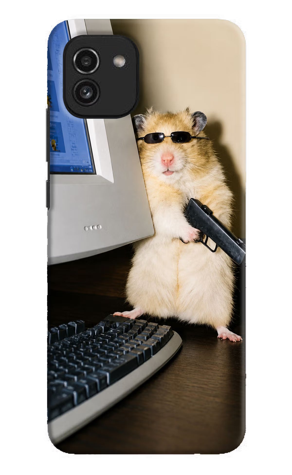 Hacker Hamster Samsung A03 Back Cover