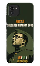 Netaji Legacy Samsung A03 Hard Case Back Cover by Casekaro