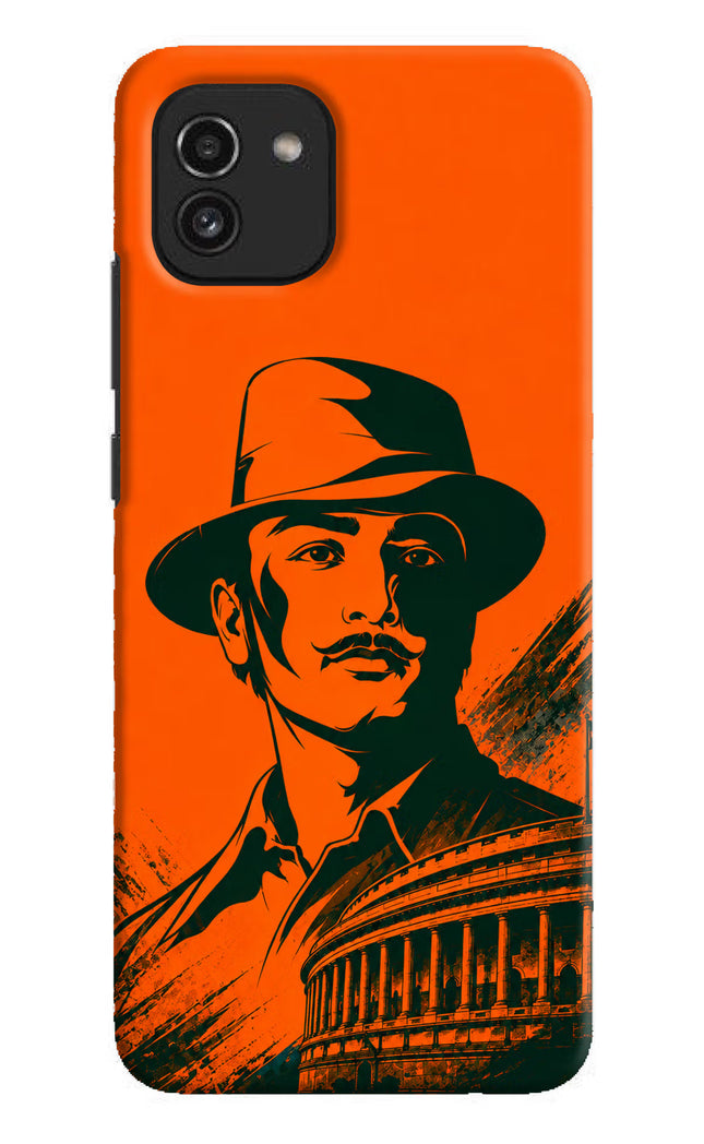 Bhagat Singh Legacy Samsung A03 Hard Case Back Cover by Casekaro