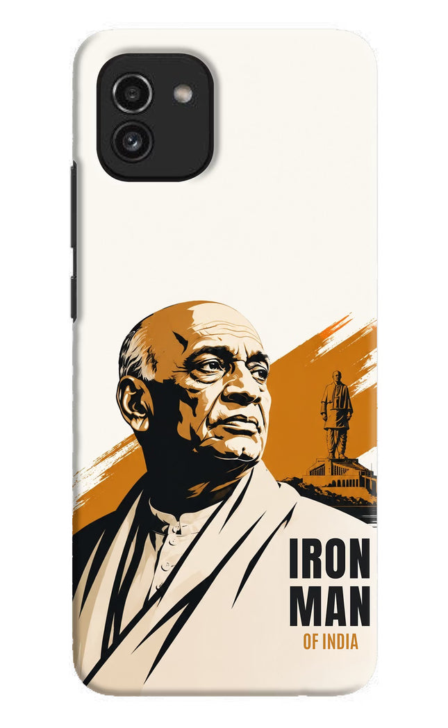 Sardar Patel Iron Will Samsung A03 Hard Case Back Cover by Casekaro