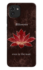 Bloom Samsung A03 Hard Case Back Cover by Casekaro