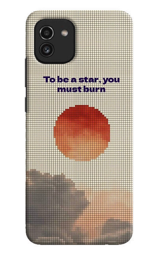 Pixel Sun Samsung A03 Hard Case Back Cover by Casekaro