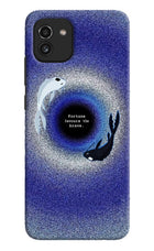 Dark Koi Samsung A03 Back Cover