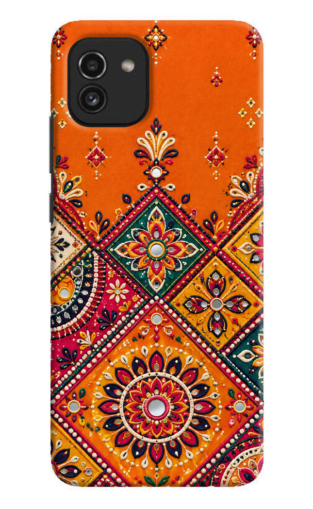 Kutch Glow Samsung A03 Hard Case Back Cover by Casekaro