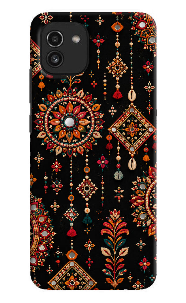 Boho Noir Samsung A03 Hard Case Back Cover by Casekaro