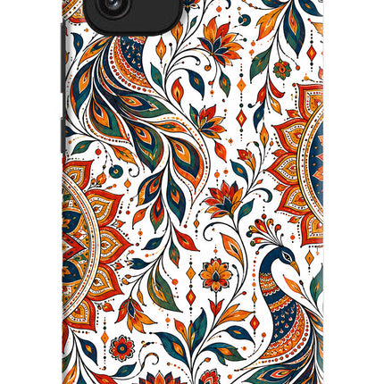 White Mayura Samsung A03 Back Cover