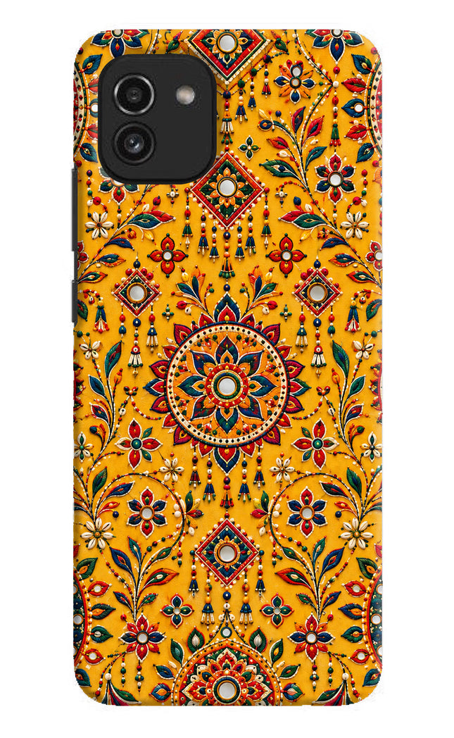 Sunlit Aura Samsung A03 Hard Case Back Cover by Casekaro