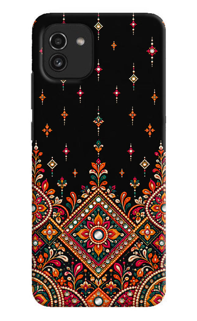 Noir Mehfil Samsung A03 Hard Case Back Cover by Casekaro