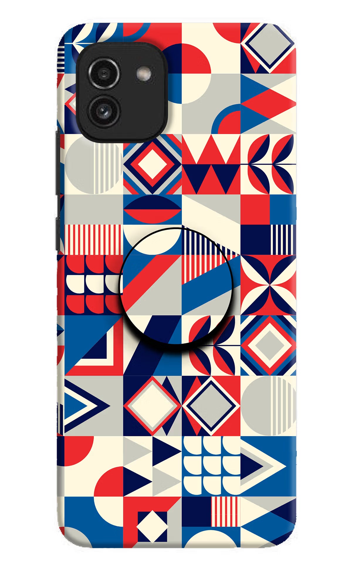 Colorful Pattern Samsung A03 Pop Case by Casekaro