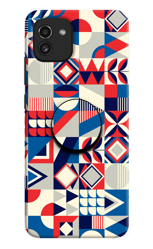 Colorful Pattern Samsung A03 Pop Case by Casekaro
