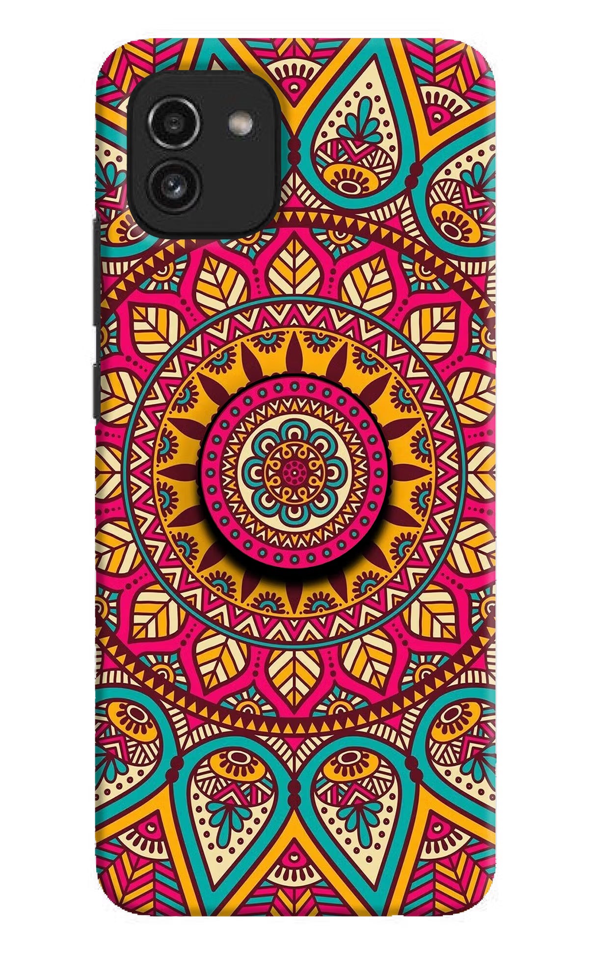 Mandala Samsung A03 Pop Case by Casekaro