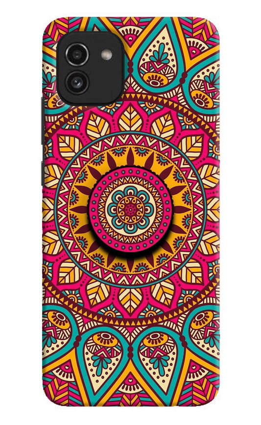Mandala Samsung A03 Pop Case by Casekaro