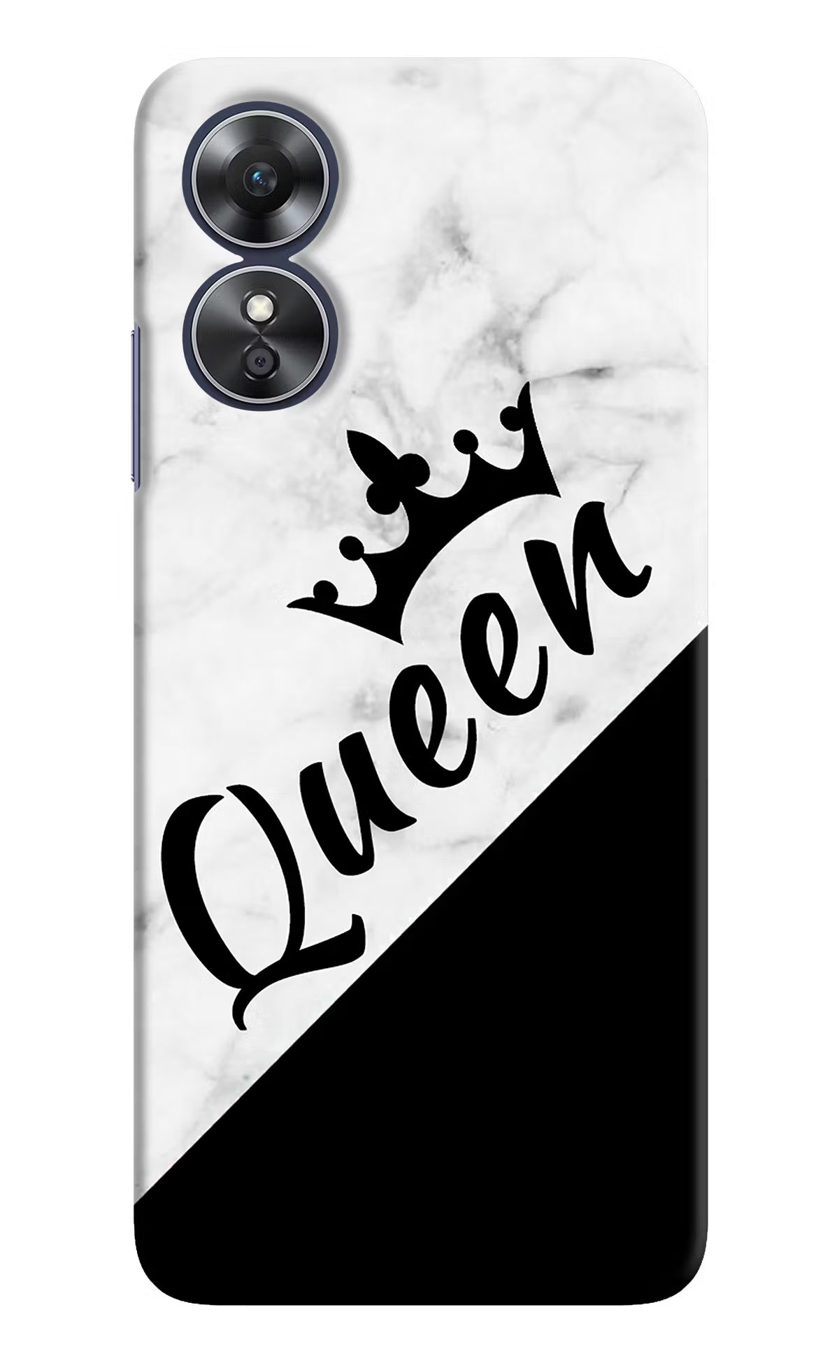 Queen Oppo A17 Hard Case Back Cover by Casekaro