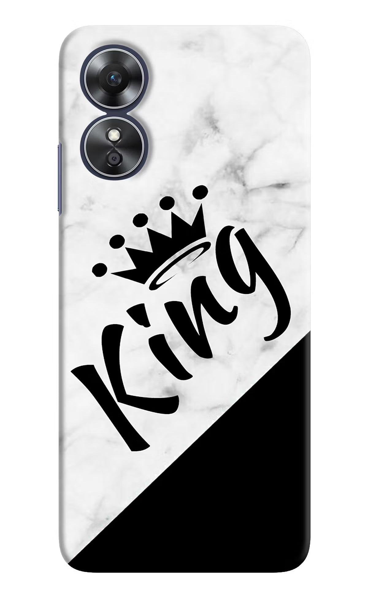 King Oppo A17 Hard Case Back Cover by Casekaro