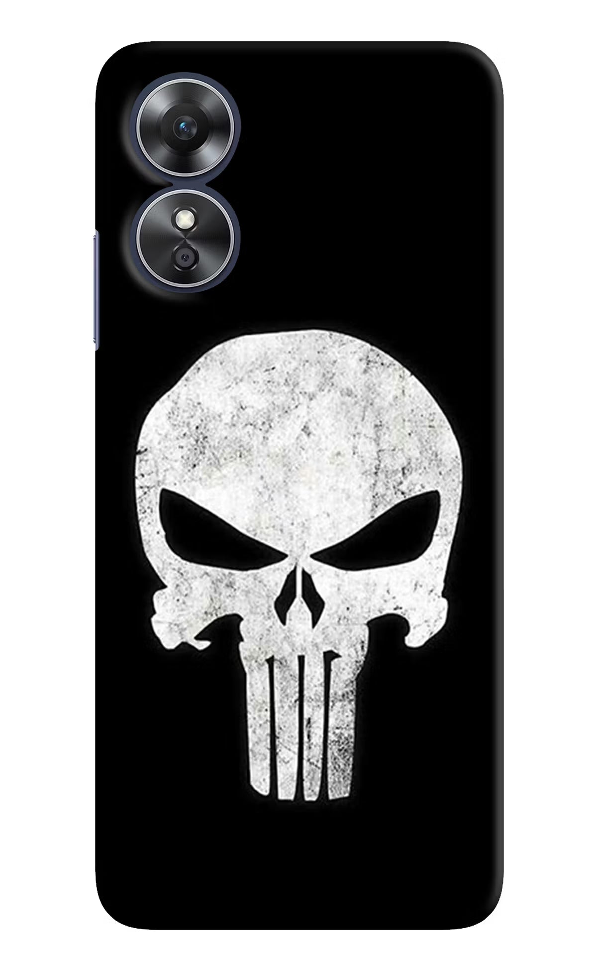 Punisher Skull Oppo A17 Hard Case Back Cover by Casekaro