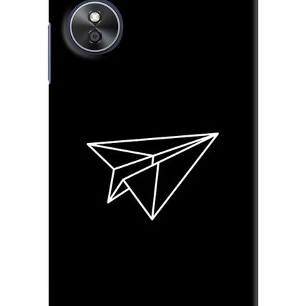 Paper Plane White Oppo A17 Hard Case Back Cover by Casekaro