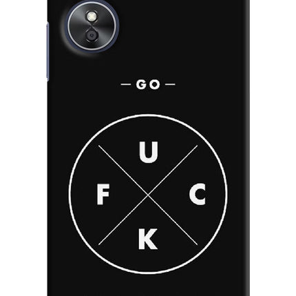Go Fuck Yourself Oppo A17 Hard Case Back Cover by Casekaro