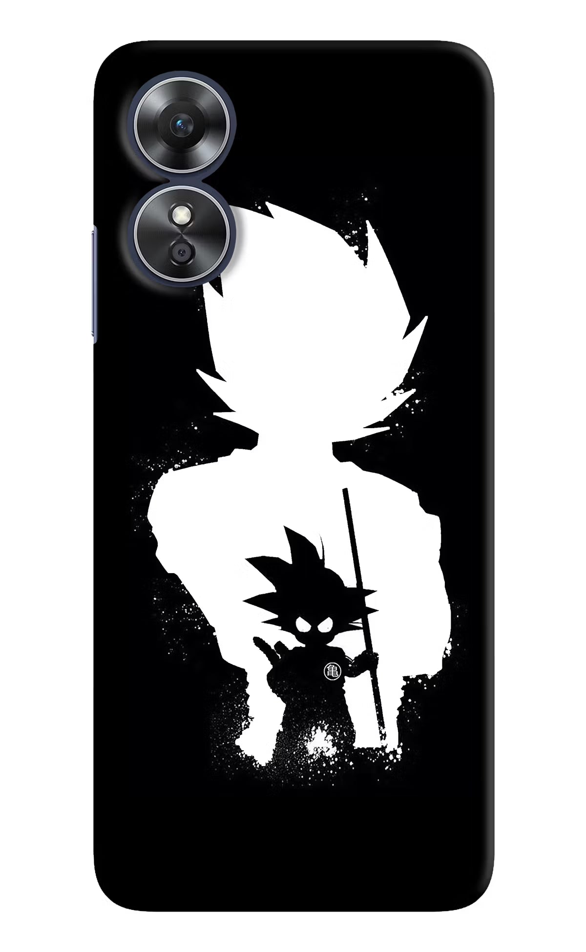 Goku Shadow Oppo A17 Hard Case Back Cover by Casekaro