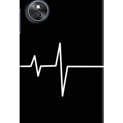 Heart Beats Oppo A17 Hard Case Back Cover by Casekaro