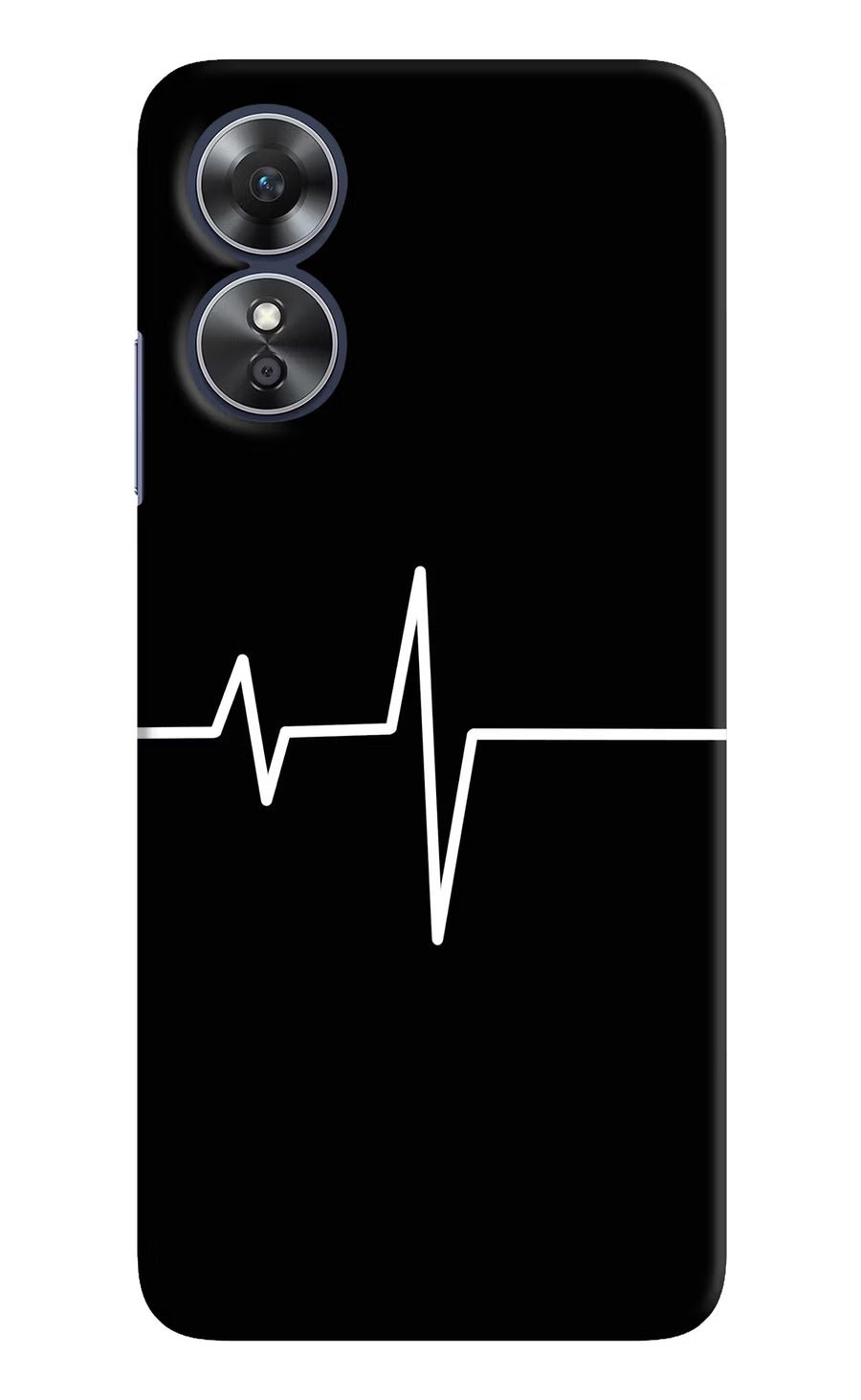 Heart Beats Oppo A17 Back Cover, Hard case
