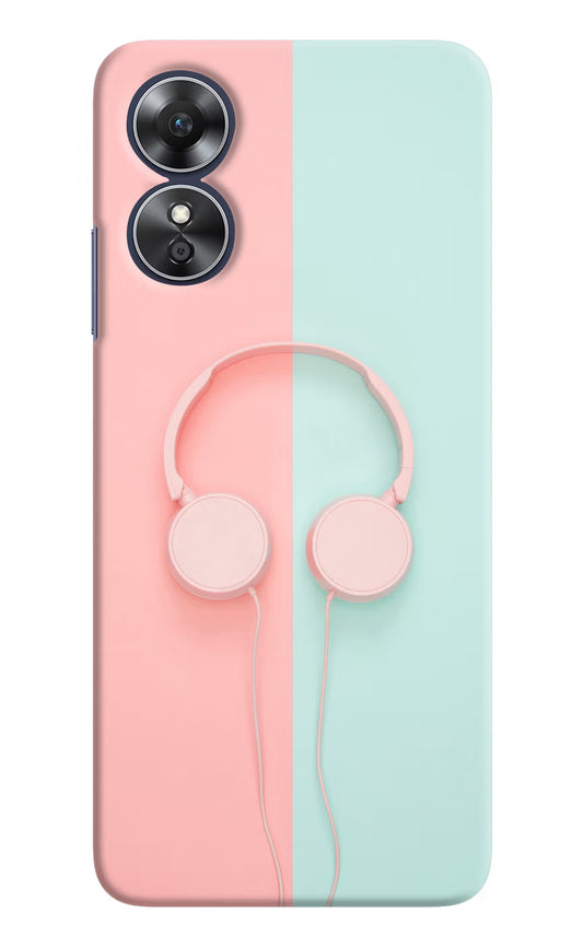 Music Lover Oppo A17 Hard Case Back Cover by Casekaro