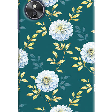 Flowers Oppo A17 Hard Case Back Cover by Casekaro