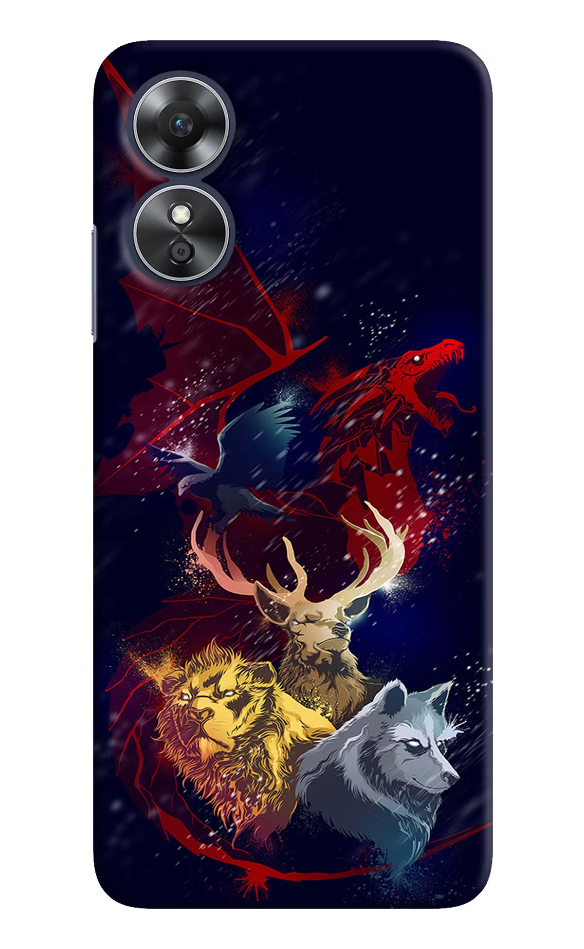 Game Of Thrones Oppo A17 Hard Case Back Cover by Casekaro