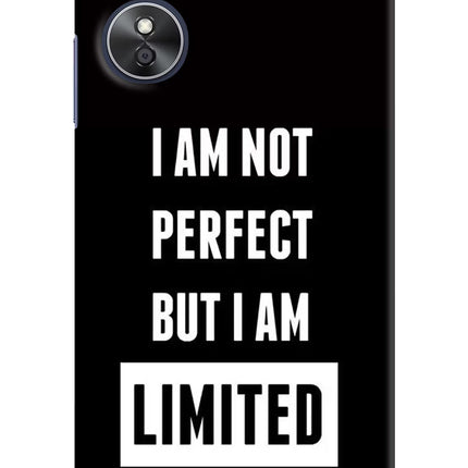 I Am Not Perfect But I Am Limited Edition Oppo A17 Hard Case Back Cover by Casekaro