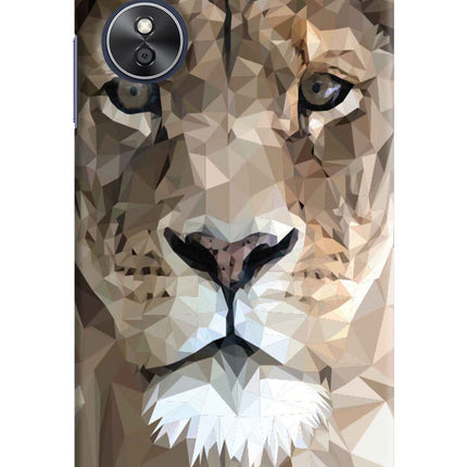 Lion Art Oppo A17 Hard Case Back Cover by Casekaro