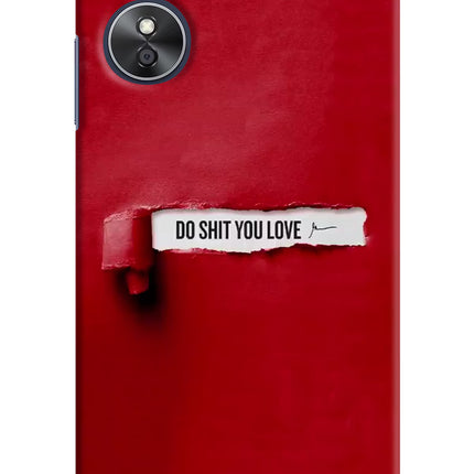 Do Shit You Love Oppo A17 Hard Case Back Cover by Casekaro