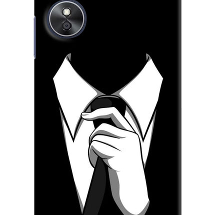 Black Tie Oppo A17 Hard Case Back Cover by Casekaro