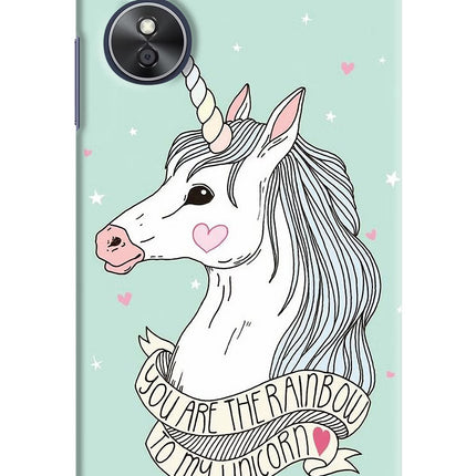 Unicorn Wallpaper Oppo A17 Hard Case Back Cover by Casekaro