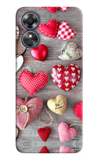Love Wallpaper Oppo A17 Hard Case Back Cover by Casekaro