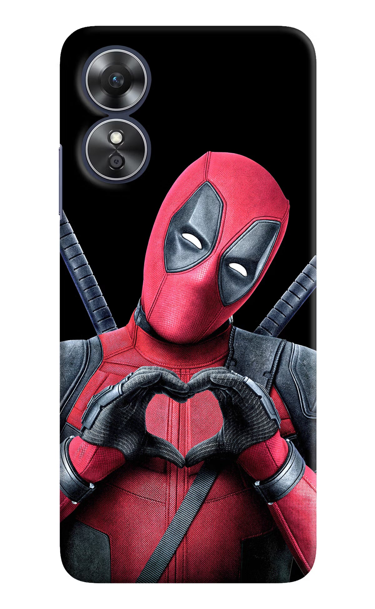 Deadpool Oppo A17 Hard Case Back Cover by Casekaro