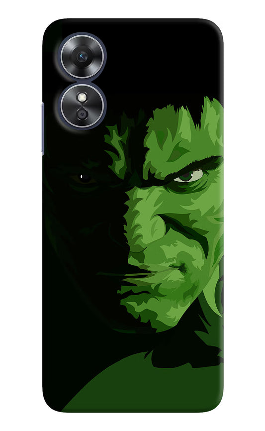 HULK Oppo A17 Hard Case Back Cover by Casekaro