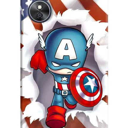 Captain America Oppo A17 Hard Case Back Cover by Casekaro