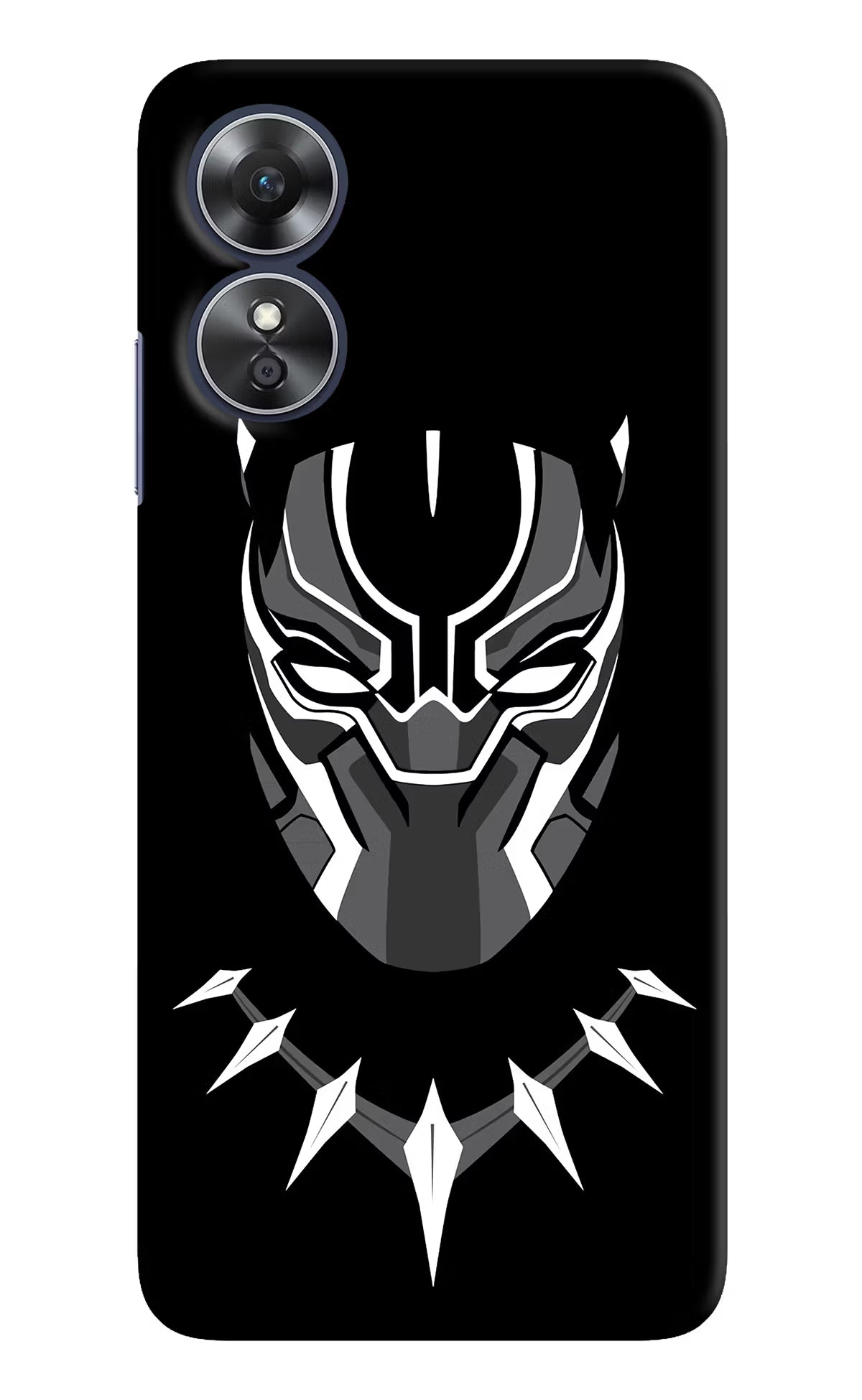 Black Panther Oppo A17 Hard Case Back Cover by Casekaro