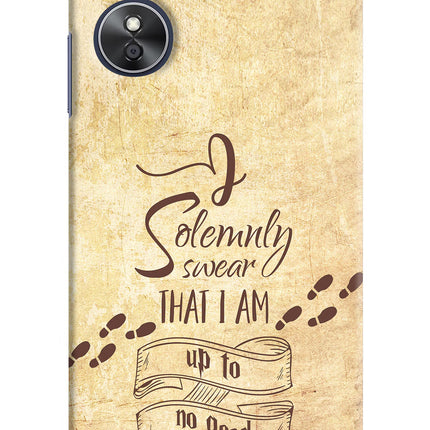I Solemnly swear that i up to no good Oppo A17 Hard Case Back Cover by Casekaro