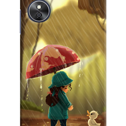 Rainy Day Oppo A17 Hard Case Back Cover by Casekaro