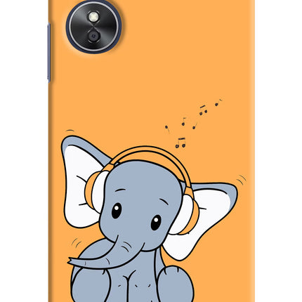 High On Music Oppo A17 Hard Case Back Cover by Casekaro