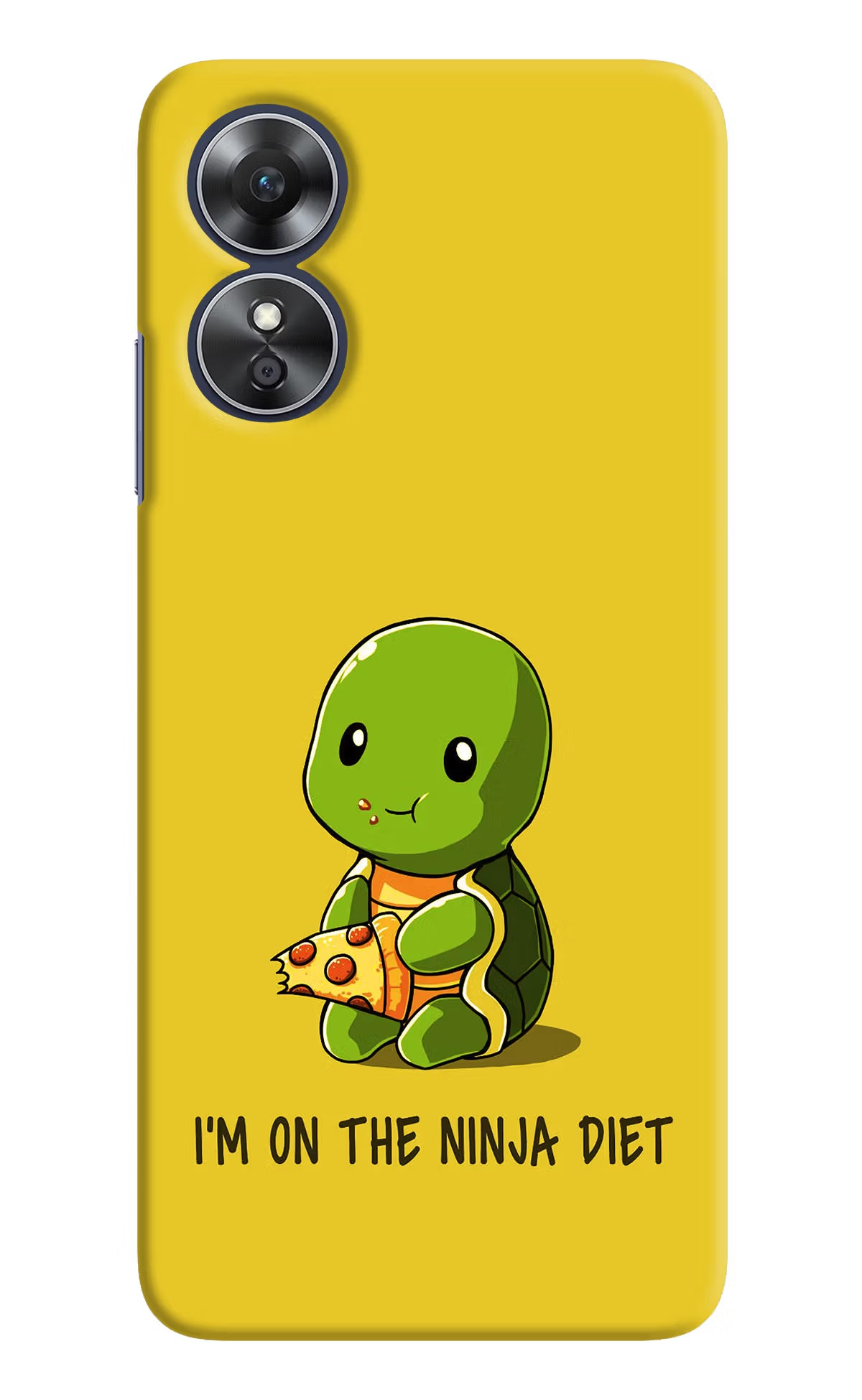 I'm on Ninja Diet Oppo A17 Hard Case Back Cover by Casekaro