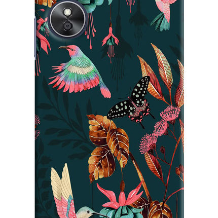 Birds Oppo A17 Hard Case Back Cover by Casekaro