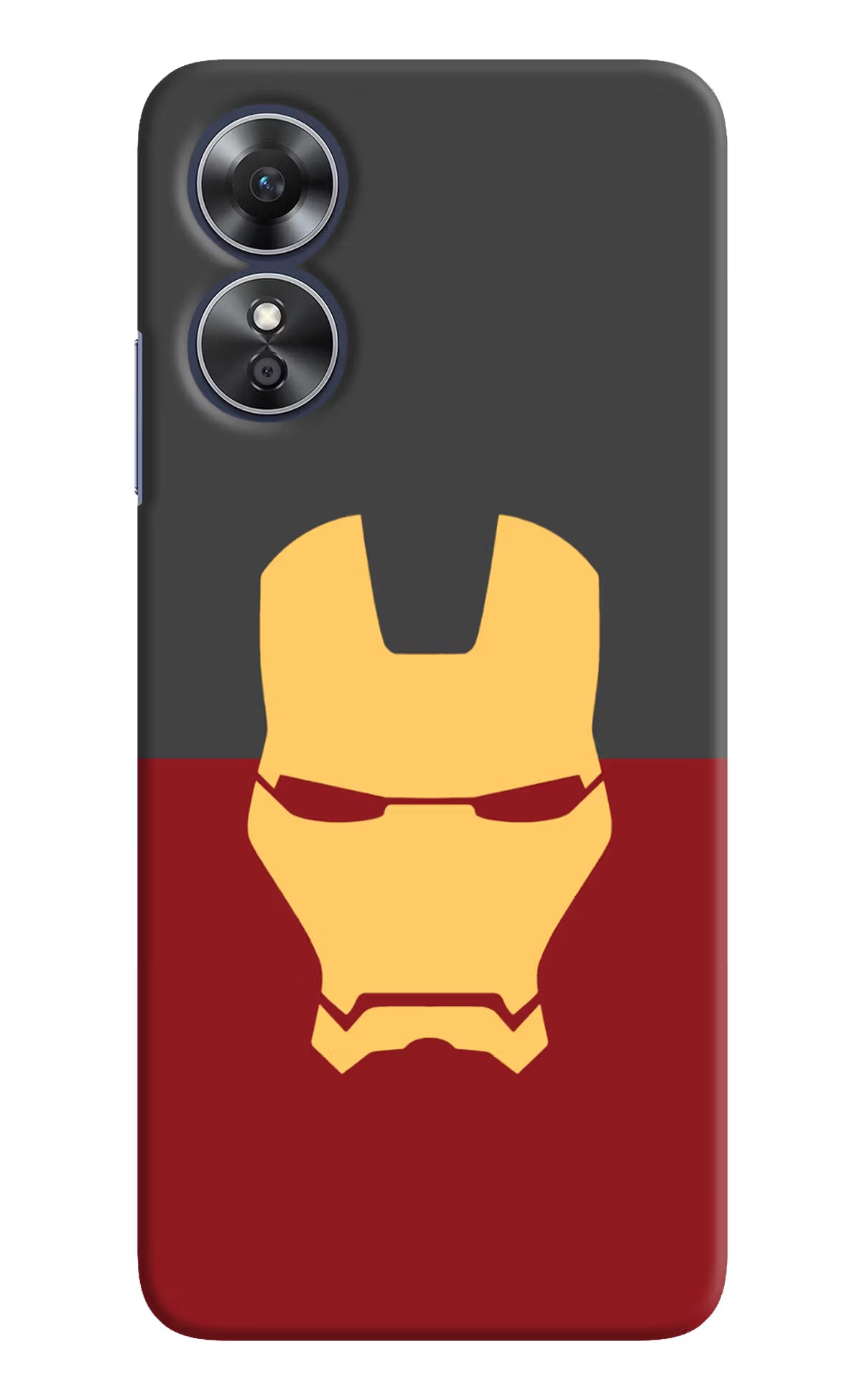 Ironman Oppo A17 Hard Case Back Cover by Casekaro