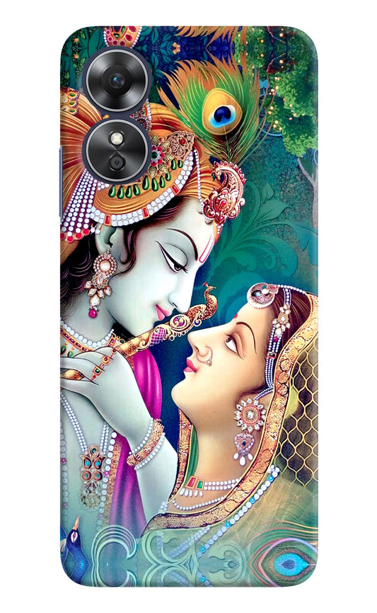 Lord Radha Krishna Oppo A17 Hard Case Back Cover by Casekaro