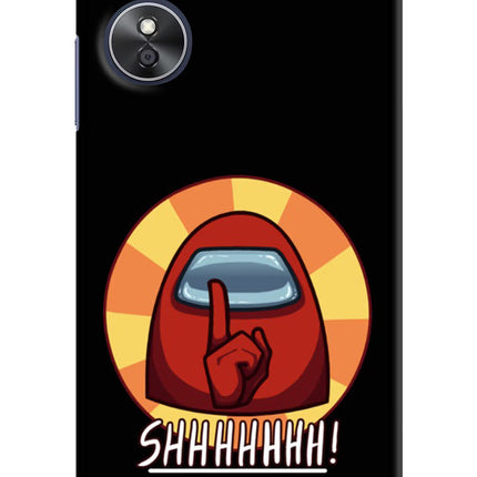 Among Us Shhh! Oppo A17 Hard Case Back Cover by Casekaro