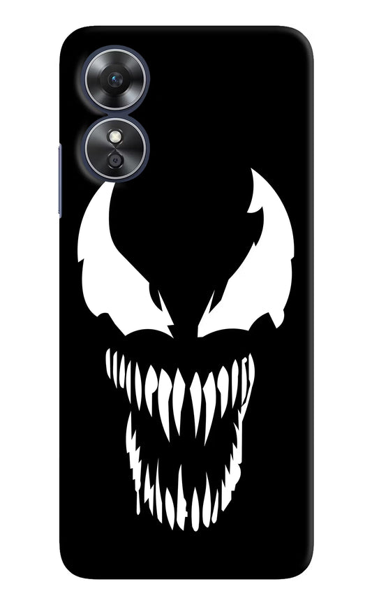Venom Oppo A17 Hard Case Back Cover by Casekaro