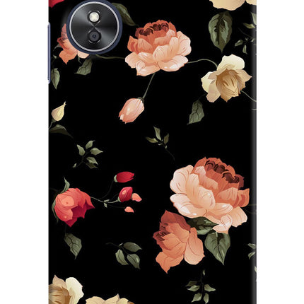 Flowers Oppo A17 Hard Case Back Cover by Casekaro